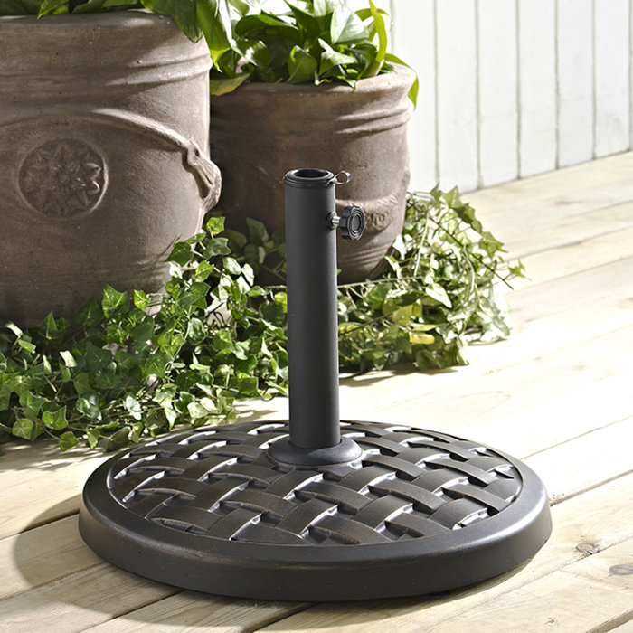 Winston Porter Cardis Resin Free Standing Umbrella Base Reviews Wayfair